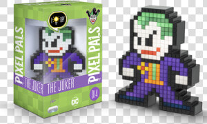 Pixel Pals The Joker Harley Quinn Collectible   Joker Pixel Pals  HD Png Download