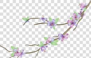 Flower Vectors Various Purple Flowers Vector Png   Vector Violet Flower Png  Transparent Png