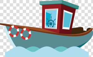 Clip Art Cartoon Boats Images   Barco De Pesca Png  Transparent Png