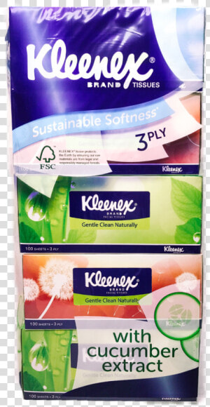 Kleenex Box Tissue 3ply 5x100s Title Kleenex Box   Kleenex  HD Png Download