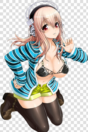 Super Sonico Render  HD Png Download