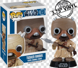 Tusken Raider Pop Vinyl Figure Title Star Wars   Funko Pop Star Wars Tusken Raider  HD Png Download