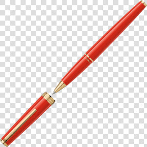 Transparent Red Pen Png   Montblanc 119583  Png Download