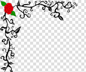 Roses Corner Border Clipart   Assignment Front Page Design  HD Png Download