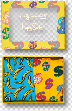 Product Image   Happy Socks   2 pack Andy Warhol Trunk Box Set   Crazy  HD Png Download