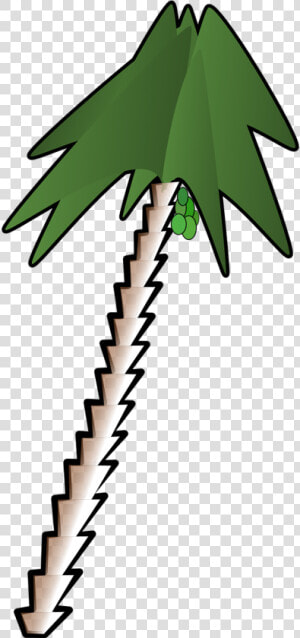 Leaning Palm Tree   Leaning Tree Clipart  HD Png Download