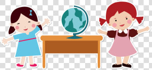 Transparent Teacher Clipart Png   Teacher And Student Cartoon Png  Png Download