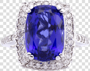 18k White Gold Tanzanite And Diamond Picture Frame   Diamond  HD Png Download