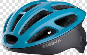 Sena R1 Smart Cycling Helmet Blue   Nón Bảo Hiểm Sena  HD Png Download