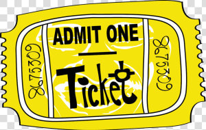 Transparent Tickets Clipart  HD Png Download