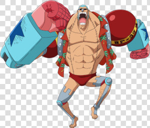 Timeskip One Piece Franky  HD Png Download