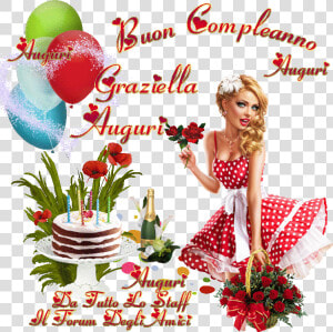 Tanti Auguri Di Buon Compleanno Graziella  HD Png Download