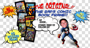 The Orginial Raps Comic Book Frame   Batman Comic 1  HD Png Download