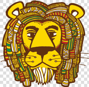 Rasta Lion Head   Jamaican Designs  HD Png Download