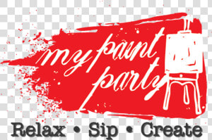 Mypaintparty Logo web2   Graphic Design  HD Png Download