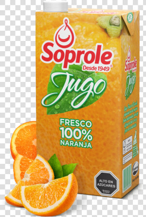 Transparent Jugos Png   Jugo Soprole Naranja 200 G  Png Download