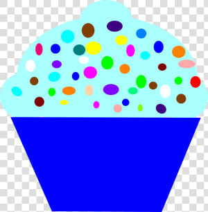 Cupcake Clip Art   Blue Cupcake Clip Art  HD Png Download