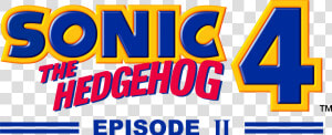 Sonic The Hedgehog   Sonic 4 Episode 2 Logo  HD Png Download