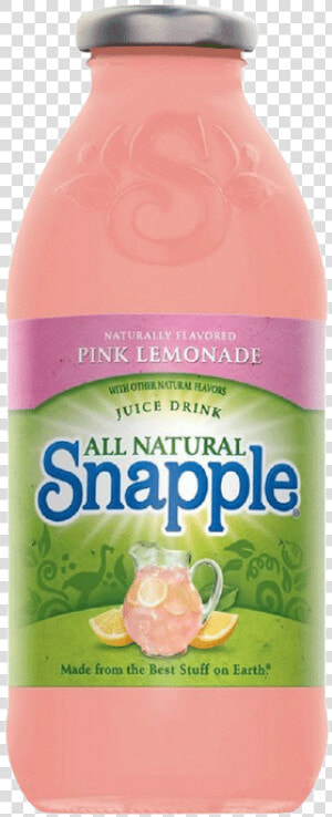 Snapple Pink Lemonade   Plastic Bottle  HD Png Download