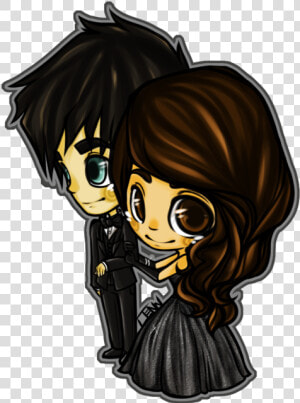 Vampire Diaries Chibi Drawling  HD Png Download