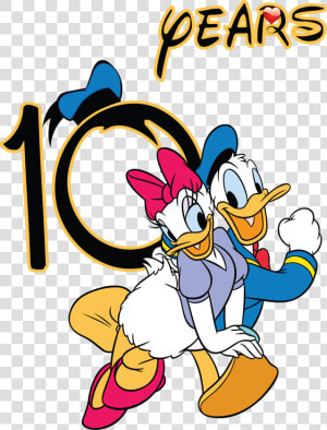 Anniversary Disney Shirts Donald And Daisy Couples  HD Png Download