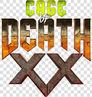 Czw S Cage Of Death Xx Logo   Graphic Design  HD Png Download