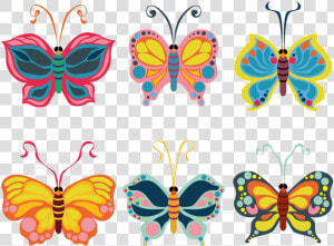 Butterfly Beautiful Clipart Vector Art Graphics Transparent   Butterfly Clipart  HD Png Download