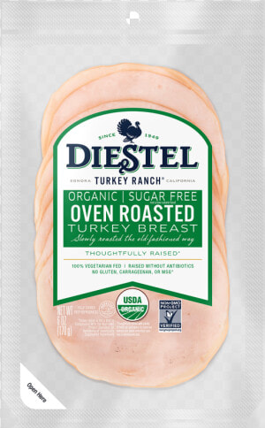 Deli Pre sliced Turkeybreast Ovenroasted Organic Rendering   Processed Cheese  HD Png Download