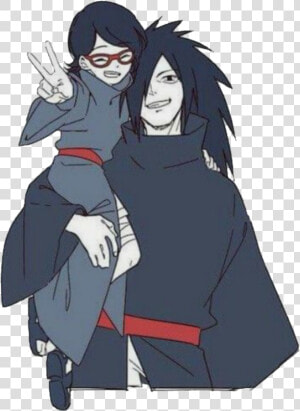  anime  madarauchiha  madara  sadara  sadarauchiha   Sarada And Mararda Fanfiction  HD Png Download