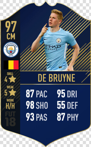 De Bruyne Toty Card  HD Png Download