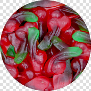 Twin Cherry Gummies   Candied Fruit  HD Png Download