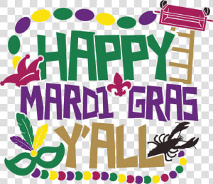 Happy Mardi Gras Yall  HD Png Download