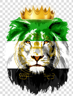 Lion  King  Crown  Flag  Iran  Tajikistan  Afghanistan   Lion  39 s Face Clipart  HD Png Download