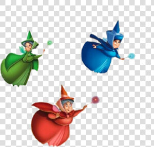 Flora Fauna And Merryweather   Flora Fauna And Merryweather Png  Transparent Png