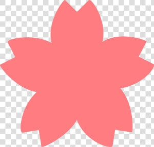 Pink Sakura Svg Clip Arts   Png Sakura Flower Vector  Transparent Png