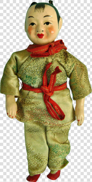 Antique Papier Mache Doll From China  HD Png Download