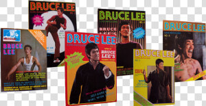 Photograph Of A Set Of Bruce Lee  amp  Jkd Magazines   Kung Fu  HD Png Download