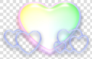  kidcore  rainbow  grudge  aesthetic  png  soft  cute   Heart  Transparent Png