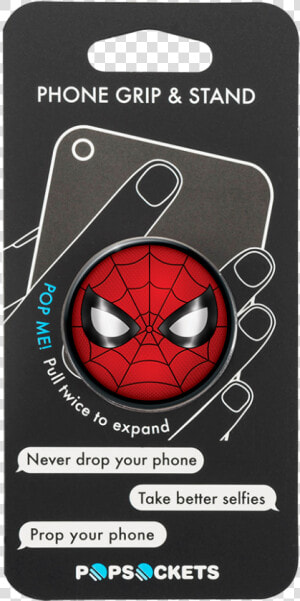 Popsocket Spiderman Mask Avengers Marvel Phone Grip   Pop Socket Iron Man  HD Png Download