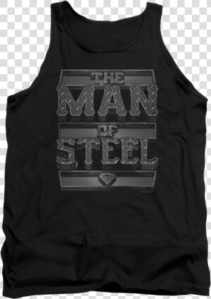 Man Of Steel Superman Tank Top   Active Tank  HD Png Download