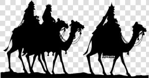 Epiphany Three Kings Silhouette   Three Wise Men  HD Png Download