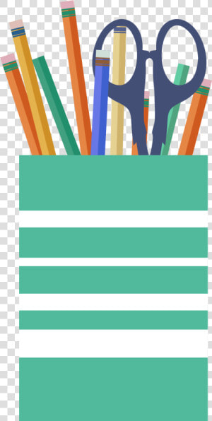 Office Cup With Scissors  Pencils And Pens Clip Arts   Pencils And Pens Png  Transparent Png