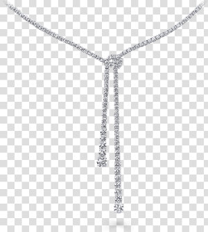 A Classic Graff Double Strand Knot Diamond Necklace   Pendant  HD Png Download