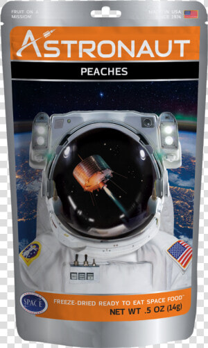 Astronaut Freeze Dried Fruit Peaches Front  HD Png Download