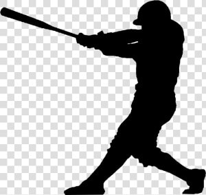 Baseball Player Pitcher Batting Baseball Bats   Silhouette Baseball Player Png  Transparent Png