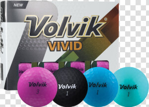 Black Volvik Golf Balls  HD Png Download