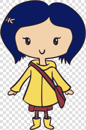 Coraline Clipart   Png Download   Coraline Yellow Raincoat  Transparent Png