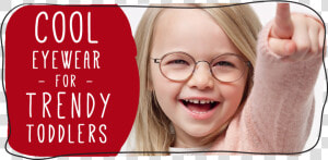 Little Girl With Smart Eye Glasses   Kinderbril Lindberg  HD Png Download