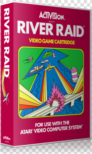 River Raid 2 Atari 2600 Game Cover To Fit A Ugc Style  HD Png Download