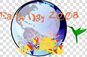 Clipart Earth Day   Earth Day 2008 Logo  HD Png Download